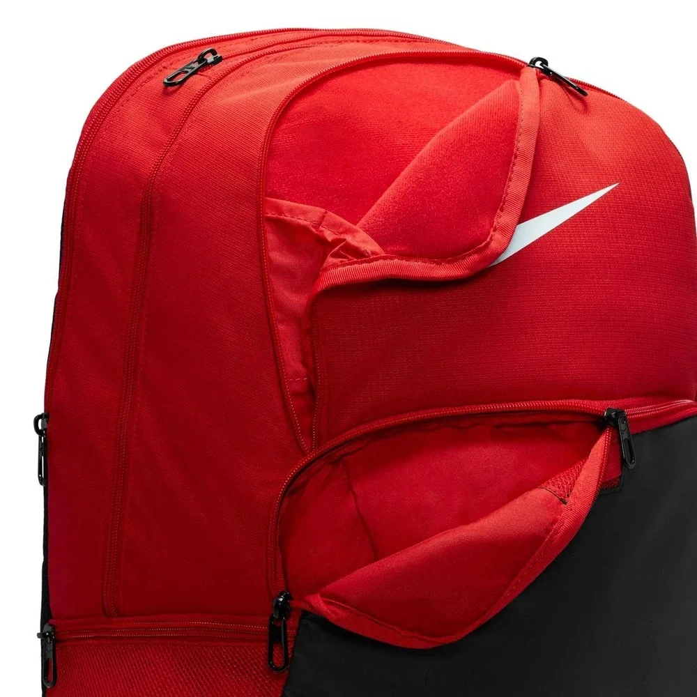 Nike Brasilia 9.5 Backpack University Red Black‎ Padded Straps Laptop Sleeve NEW